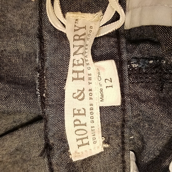 NEW! Hope & Henry US 12 organic cotton light weight dark blue - Picture 5 of 6